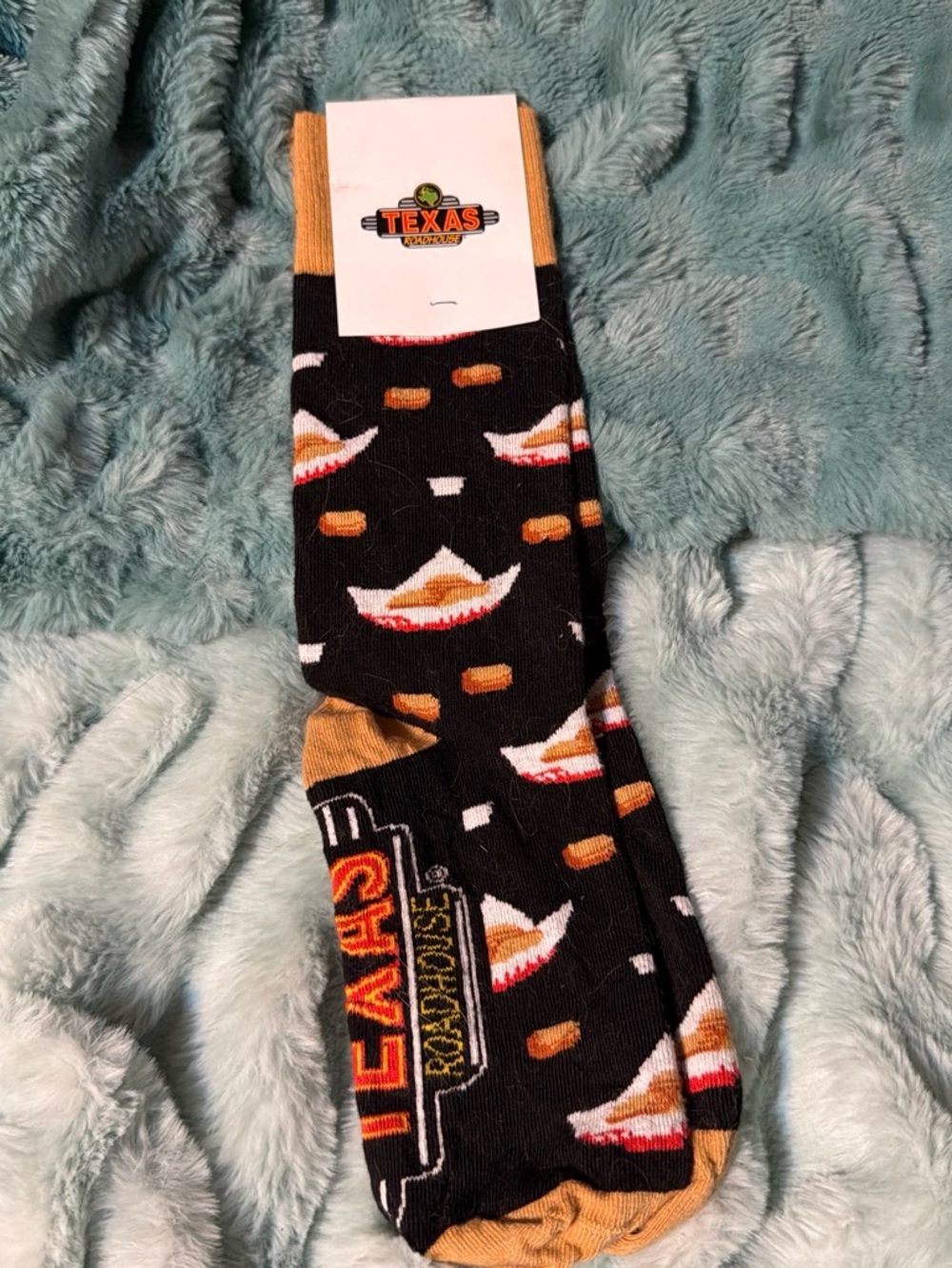 Texas Roadhouse rolls socks new with tags
